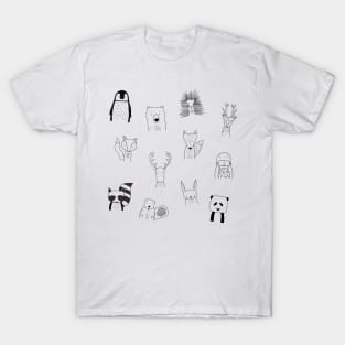 Woodland animals T-Shirt